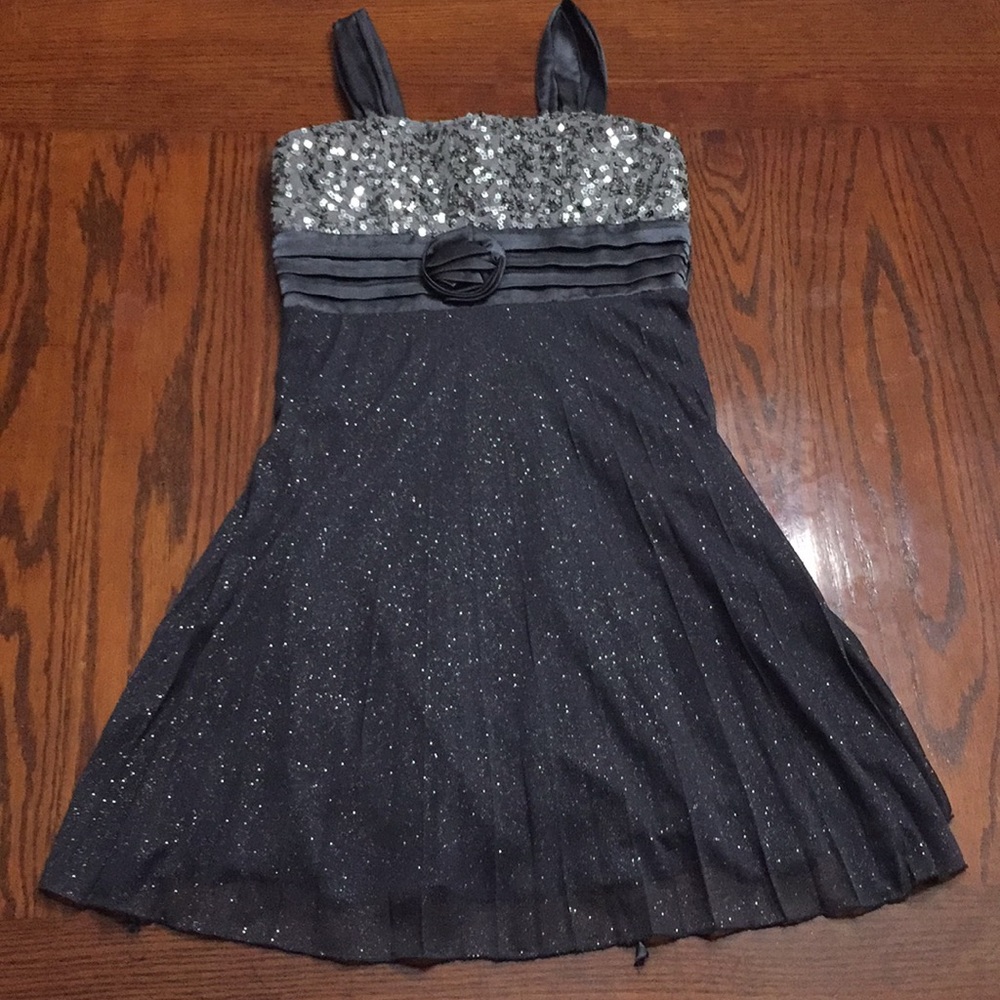 Silver Sequins Child’s Dress